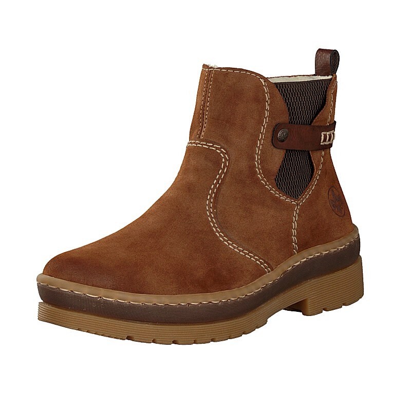 Botas Chelsea Rieker Z8281-24 Para Mulher - Marrom